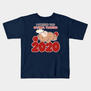 I Survived TWO Natural 20's // D20 // Owlbear // 2020 Kids T-Shirt